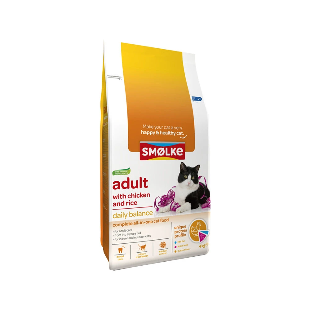 Smølke Kat Adult Kip & Rijst 1 Smølke Kat Adult Kip & Rijst