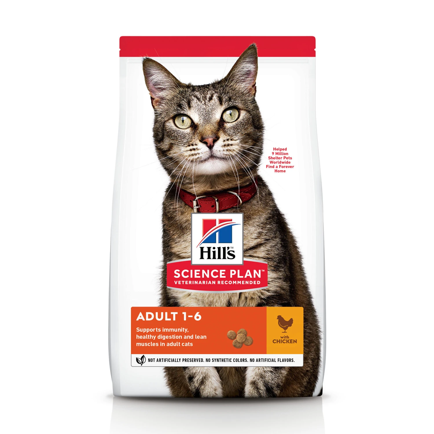 Hill's Science Plan - Feline Adult - Chicken/Poultry 3 Hill's Science Plan - Feline Adult - Chicken/Poultry - Afbeelding 3