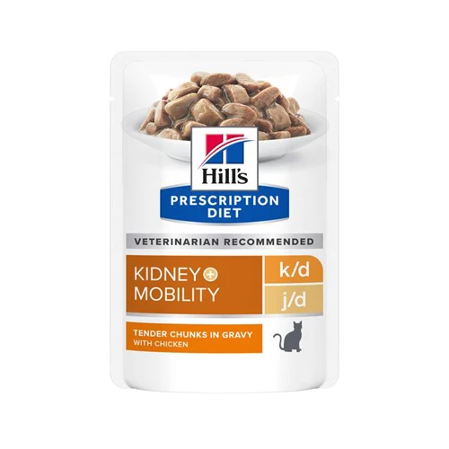 Hill's K/d + Mobility - Prescription Diet - Feline - Maaltijdzakje 1 Hill's K/d + Mobility - Prescription Diet - Feline - Maaltijdzakje