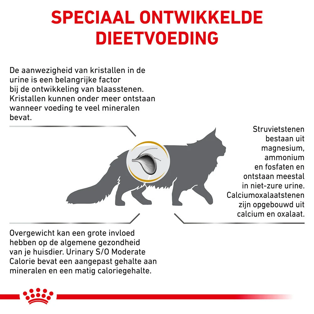 Royal Canin Urinary S/O Moderate Calorie Kat - Maaltijdzakje 6 Royal Canin Urinary S/O Moderate Calorie Kat - Maaltijdzakje - Afbeelding 6