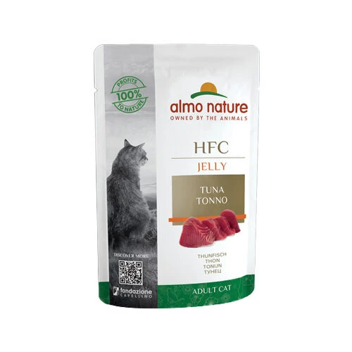 Almo Nature HFC Jelly Kattenvoer - Maaltijdzakje - Tonijn 2 Almo Nature HFC Jelly Kattenvoer - Maaltijdzakje - Tonijn - Afbeelding 2