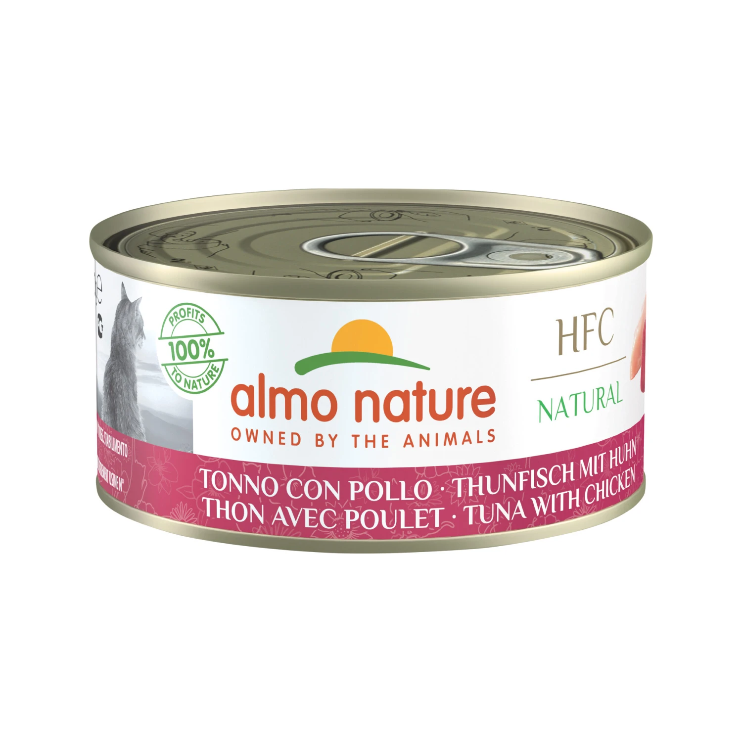Almo Nature HFC 150 Natural Kattenvoer - Tonijn & Kip 2 Almo Nature HFC 150 Natural Kattenvoer - Tonijn & Kip - Afbeelding 2