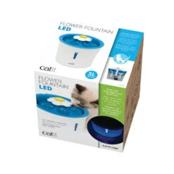 Catit Senses 2.0 Flower Fountain LED -Beste Dierenartikelen Winkel catit senses 20 flower fountain led 166672 0500 none