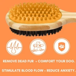 Dogslife Bamboo Dog Brush 12 Dogslife Bamboo Dog Brush -Beste Dierenartikelen Winkel dogslife bamboo dog brush 219804 0500 none