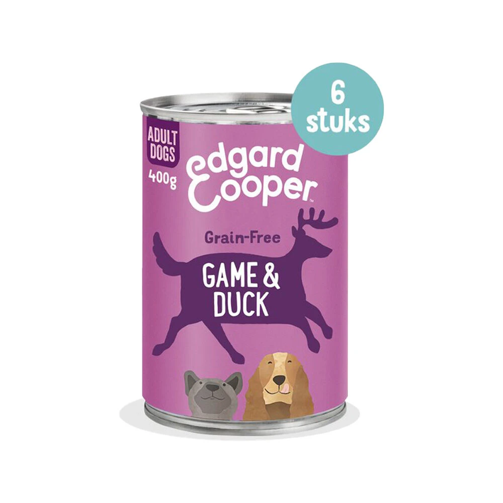 Edgard & Cooper Adult - Wild & Eend - Blik 2 Edgard & Cooper Adult - Wild & Eend - Blik - Afbeelding 2