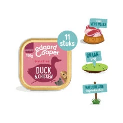 Edgard & Cooper Puppy - Eend & Kip - Kuipje 12 Edgard & Cooper Puppy - Eend & Kip - Kuipje -Beste Dierenartikelen Winkel edgard cooper puppy eend kip kuipje 173647 1000 none