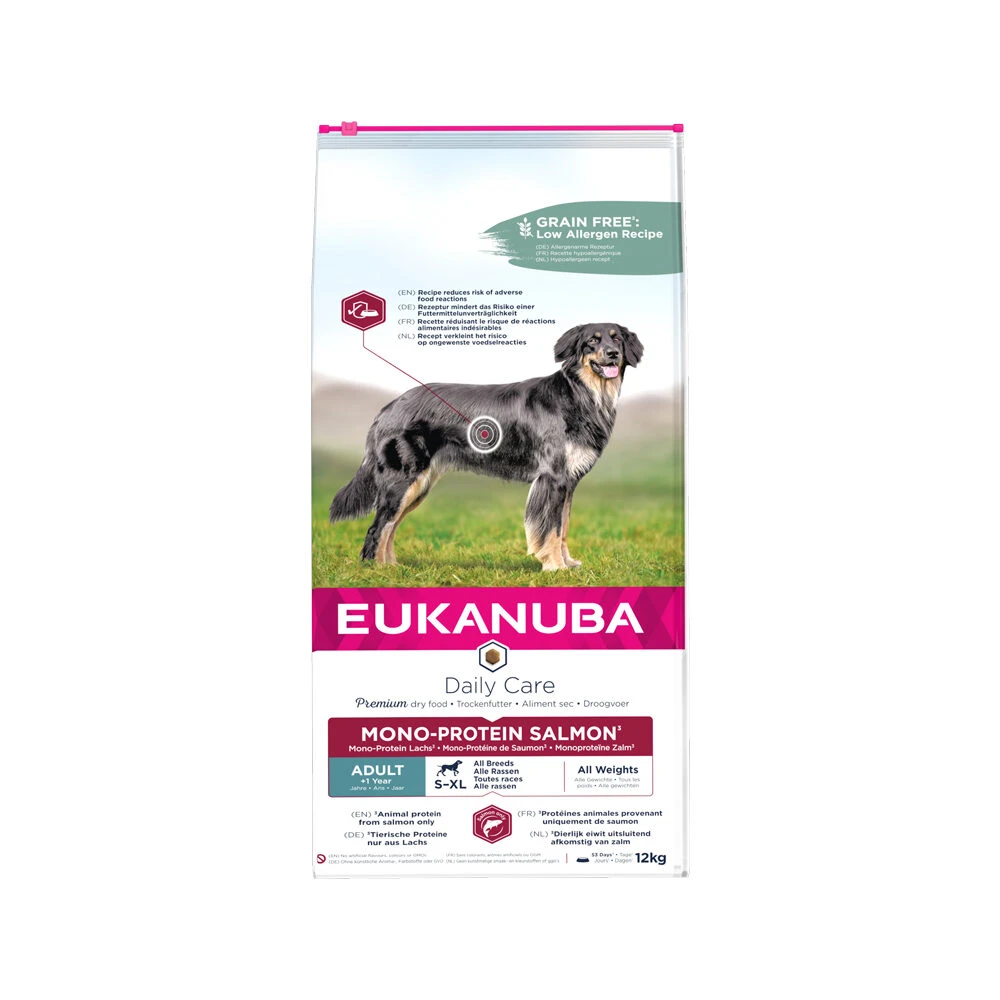 Eukanuba Daily Care - Monoprotein - Zalm 2 Eukanuba Daily Care - Monoprotein - Zalm - Afbeelding 2