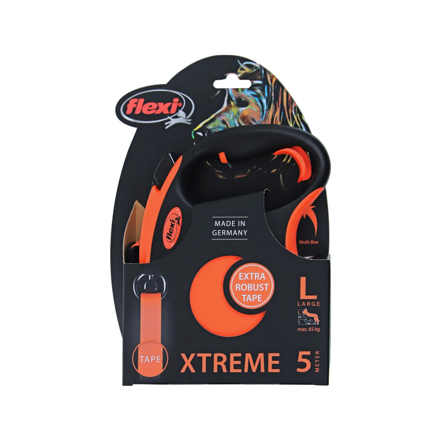 Flexi Rollijn XTREME Tape Leash - Orange 8 Flexi Rollijn XTREME Tape Leash - Orange - Afbeelding 8