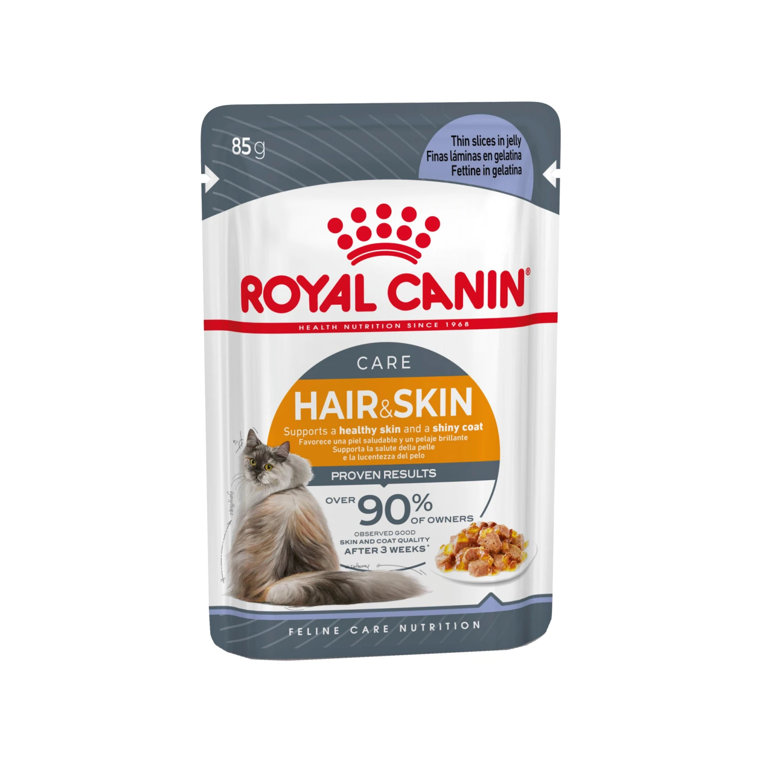 Royal Canin Hair & Skin In Jelly - Kattenvoer 3 Royal Canin Hair & Skin In Jelly - Kattenvoer - Afbeelding 3