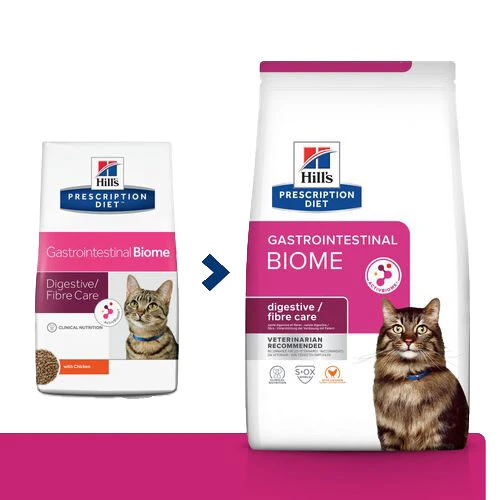 Hill's Prescription Diet - Gastrointestinal Biome - Kattenvoer 4 Hill's Prescription Diet - Gastrointestinal Biome - Kattenvoer - Afbeelding 4