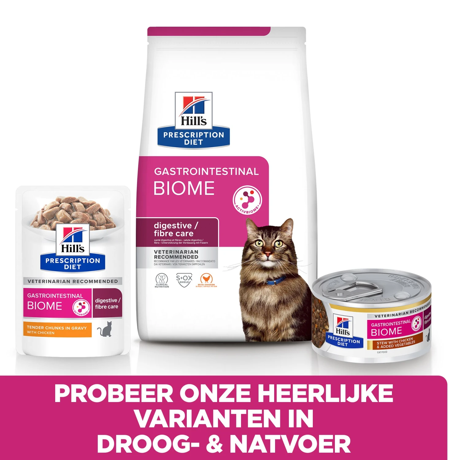Hill's Prescription Diet - Gastrointestinal Biome - Kattenvoer 10 Hill's Prescription Diet - Gastrointestinal Biome - Kattenvoer - Afbeelding 10