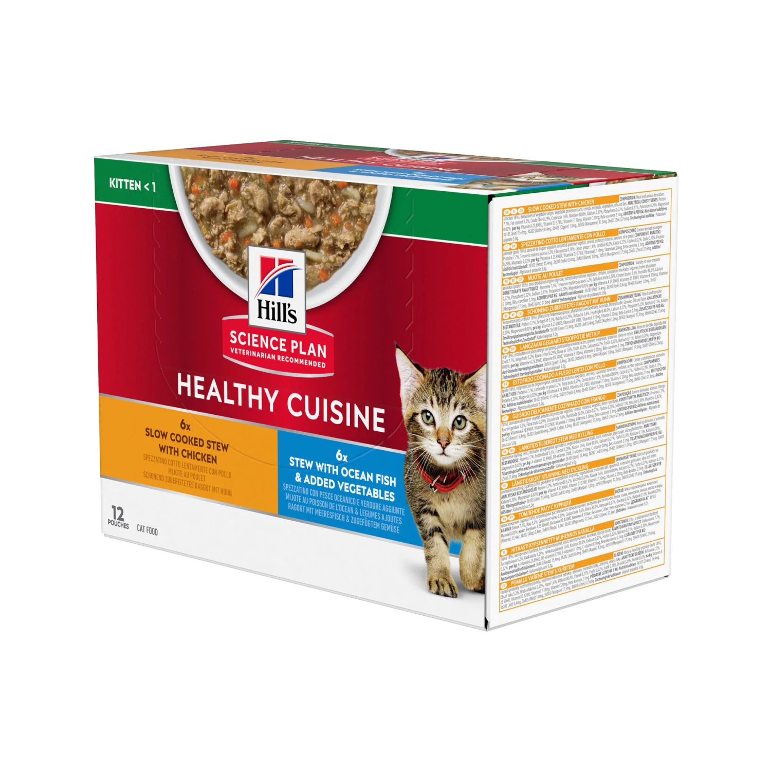 Hill's Science Plan - Healthy Cuisine Stoofpotjes - Kitten 2 Hill's Science Plan - Healthy Cuisine Stoofpotjes - Kitten - Afbeelding 2