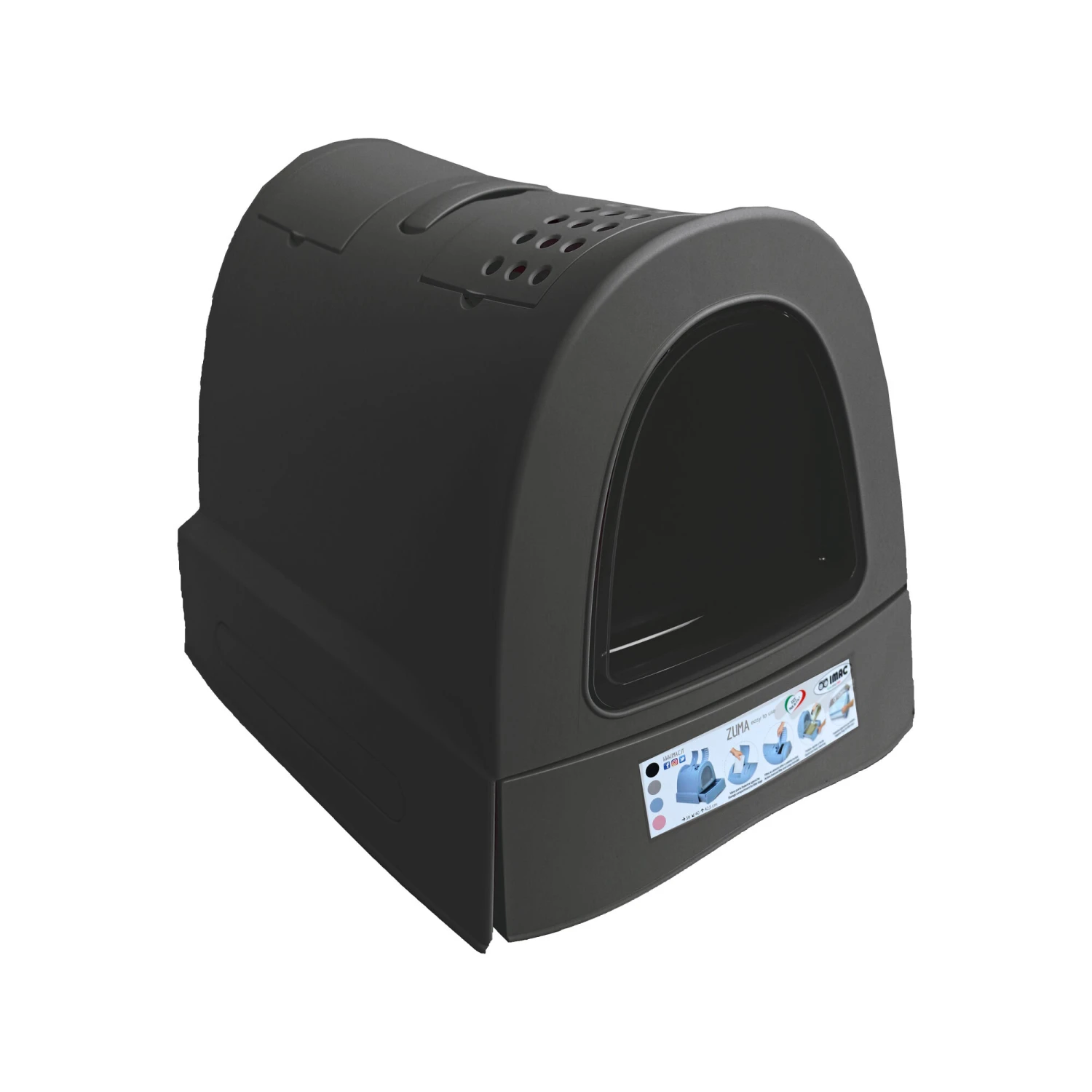 IMAC Zuma Kattenbak Antraciet