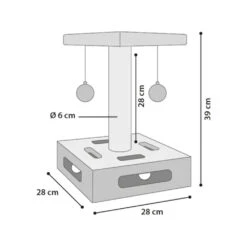 Flamingo Krabpaal CYA 1 5 Flamingo Krabpaal CYA 1 -Beste Dierenartikelen Winkel krabpaal cya 1 222610 1000 none