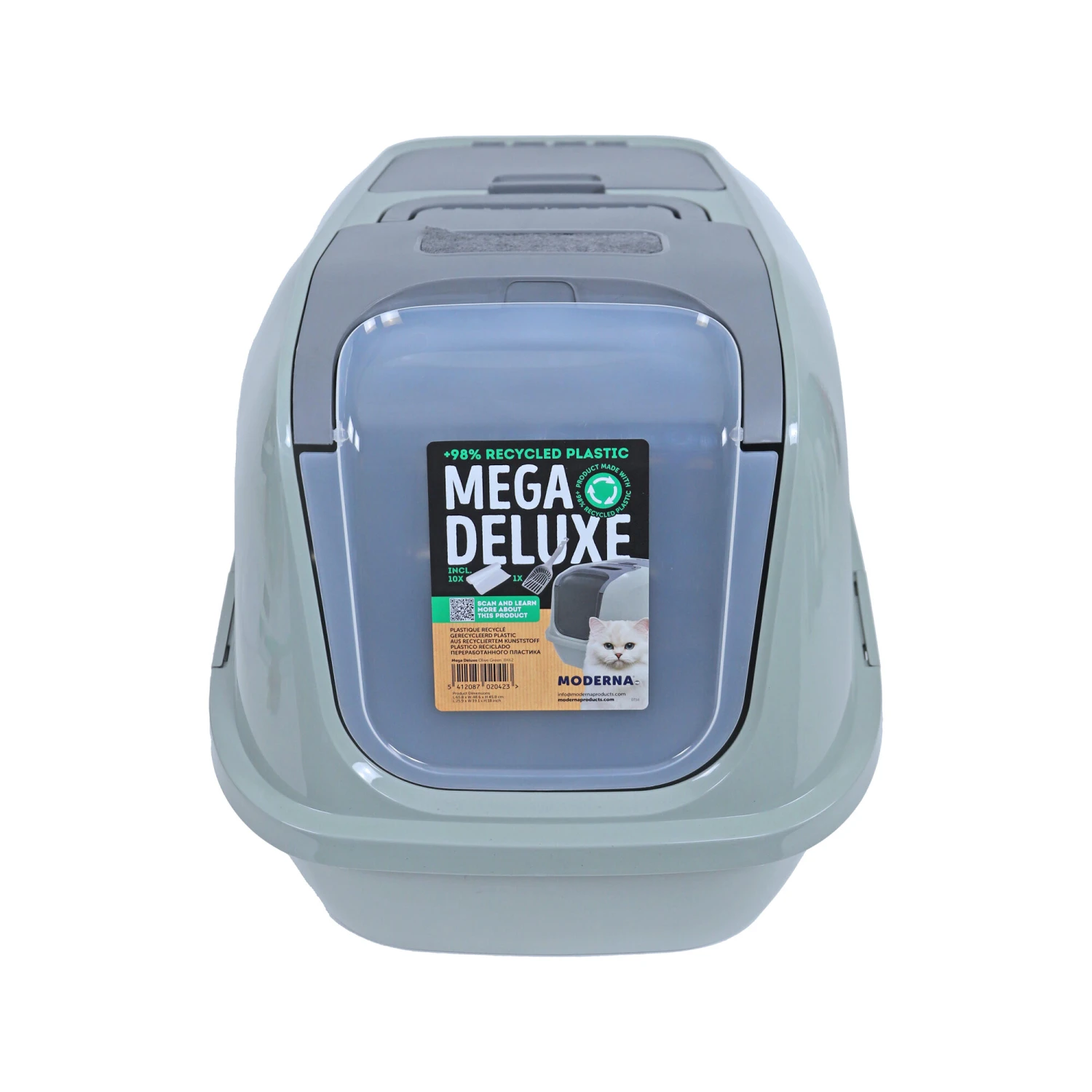 Moderna - Kattentoilet Mega Deluxe - Recycle 4 Moderna - Kattentoilet Mega Deluxe - Recycle - Afbeelding 4