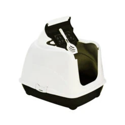 Moderna Kattentoilet Flip Cat - Zwart -Beste Dierenartikelen Winkel moderna kattentoilet flip cat zwart 170857 0500 none