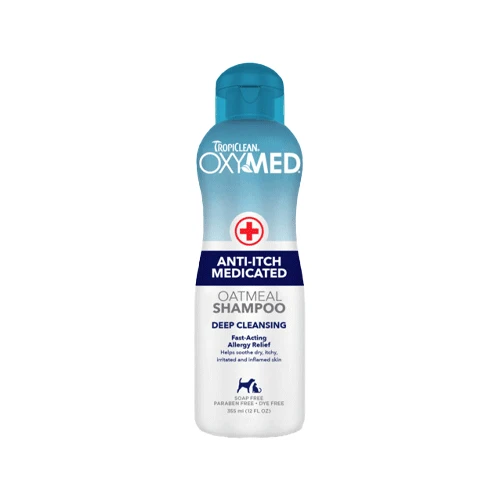 Tropiclean OxyMed Anti-Itch Medicated Oatmeal Shampoo 2 Tropiclean OxyMed Anti-Itch Medicated Oatmeal Shampoo - Afbeelding 2