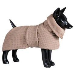 PAIKKA Badjas Drying Coat Spa -Beste Dierenartikelen Winkel paikka drying coat spa taupe maat 40 136845 2000 none