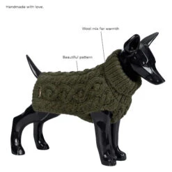 PAIKKA Handmade Knit Sweater -Beste Dierenartikelen Winkel paikka handmade knit sweater green 217734 0500 none