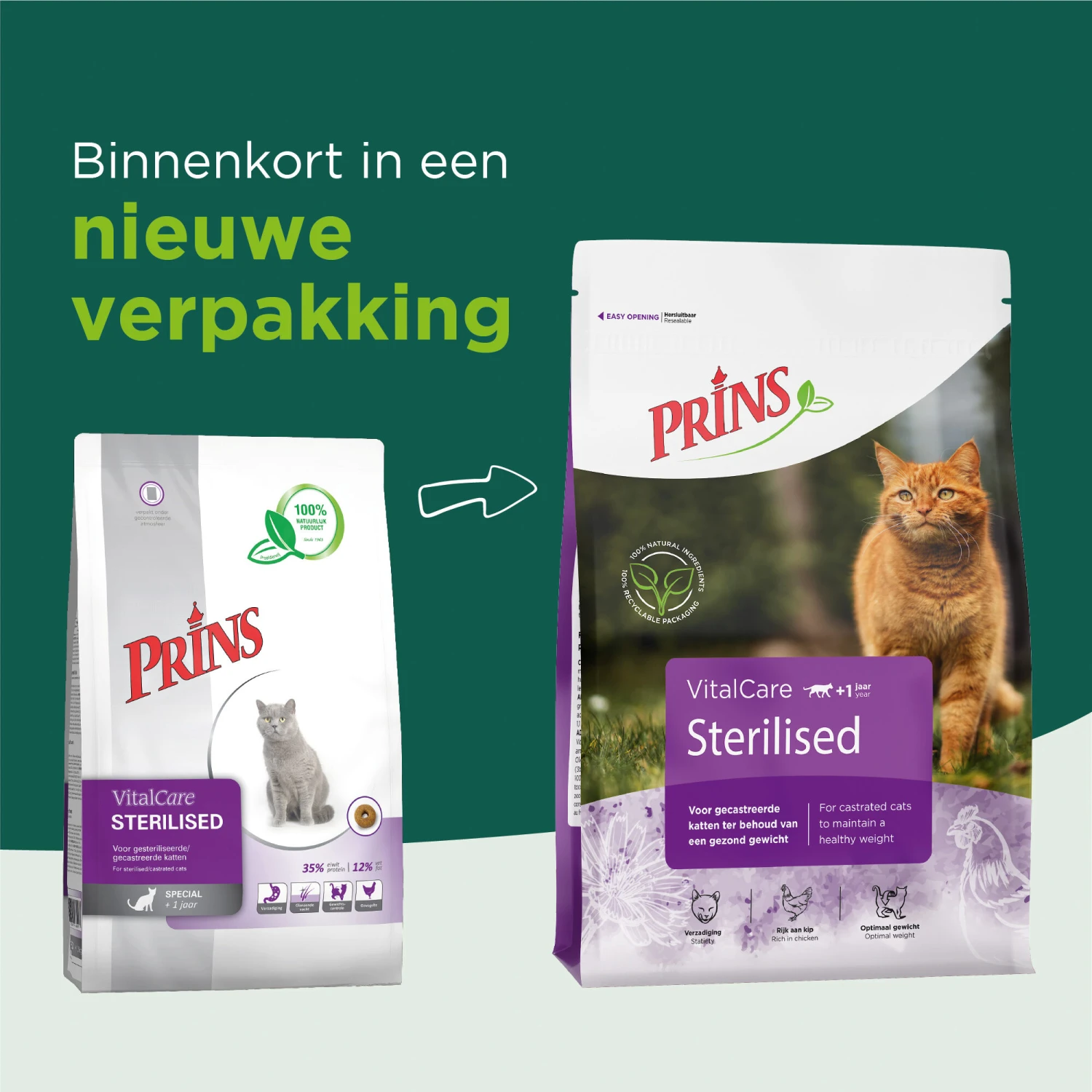 Prins VitalCare Cat Sterilised 6 Prins VitalCare Cat Sterilised - Afbeelding 6