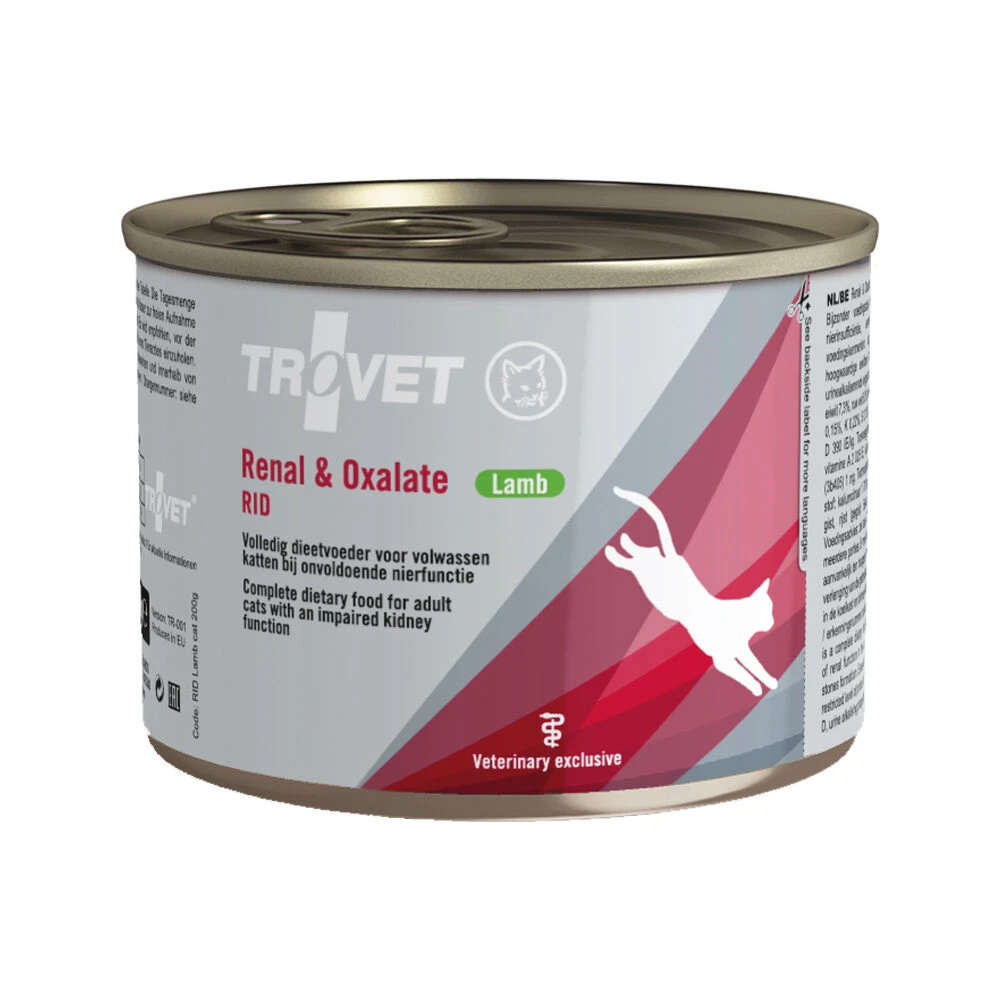 TROVET Renal & Oxalate RID Kat - Blik 1 TROVET Renal & Oxalate RID Kat - Blik