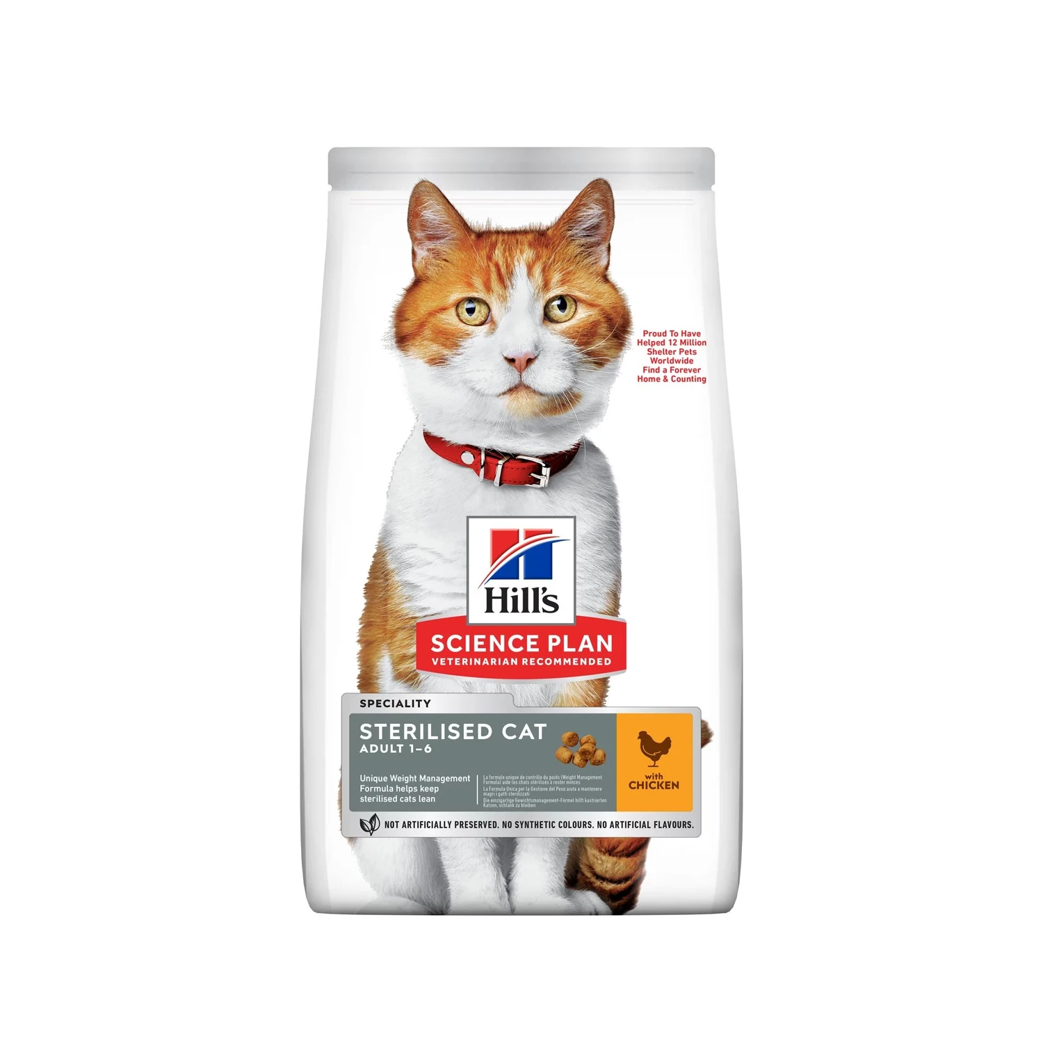 Hill's Science Plan Sterilised Adult Kattenvoer 1 Hill's Science Plan Sterilised Adult Kattenvoer