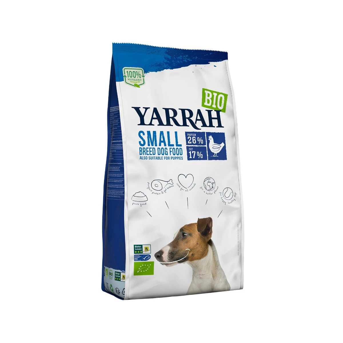Yarrah - Droogvoer Hond Voor Kleine Rassen Bio 1 Yarrah - Droogvoer Hond Voor Kleine Rassen Bio